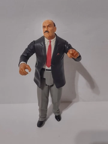 Mean Gene Okerlund Figure. Loose. 1999. WCW. Marvel. Toy Biz. 6 Inch Cover