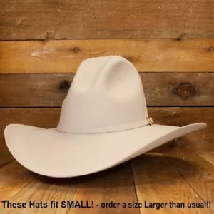 GUS ~SILVER BELLY~ 3X Wool Felt HAT~ 4.5" Brim RODEO Cowboy Western Texas Hat Co - Picture 1 of 2
