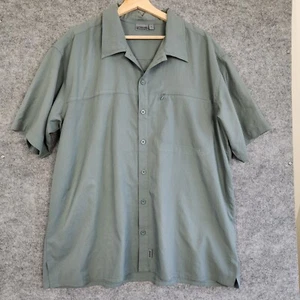 Kathmandu Shirt Mens Size XL Green Coolmax Lightweight Button Top Walking Active - Picture 1 of 9