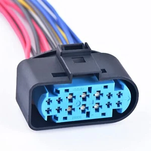 For Ford  2013-2015 C-Max Headlamp Headlight Connector Pigtail 14-Pin WPT-1357 - Picture 1 of 5