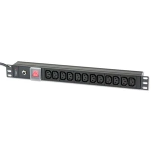8054529023776 Techly 023776 Verlängerungskabel 2 m 12 AC-Ausgänge Indoor Schwarz - Bild 1 von 5