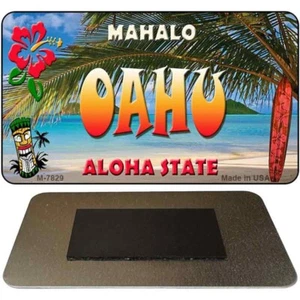 Oahu Tiki Magnet Fridge Refrigerator Home Kitchen Decoration - Picture 1 of 1