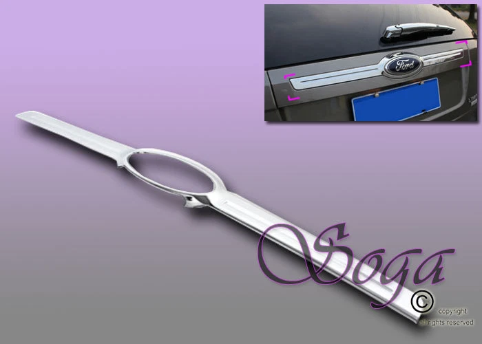 PARA FORD EDGE 2012 2013 2014 MALETERO PUERTA TRASERA MANIJA CROMO MOLDURA CUBIERTA ¡RÁPIDO! Foto 1 de 1