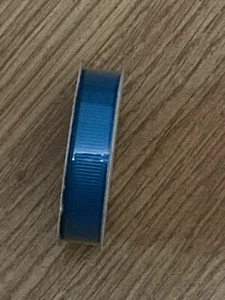 Premium Ribbon 3/8 Inch X 4 Ft Blue - Picture 1 of 2