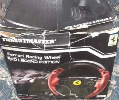 CONTROLLER GAME WHEEL,PEDALS PLAYSTATION PS 3 PC FERRARI RACE RED LEGEND EDITION - Image 1 of 4