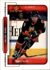 1999-00 Upper Deck MVP Calgary Flames Hockey Card #29 Valeri Bure