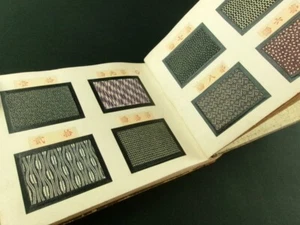 KYOTO KIMONO FABRIC Japanese Antique Sample Book 80 pcs Silk Komon Textile b705 - Picture 1 of 14