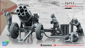 28 mm Segunda Guerra Mundial Nebelwerfer 15 - Artillería - Segunda Guerra Mundial - Alemán - 2 - Lata Reescalada - Imagen 1 de 1