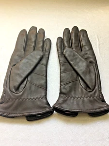 Vintage 90er Wilsons Leder braun Gürtel Stlye Handgelenk Handschuhe Größe L - Bild 1 von 4