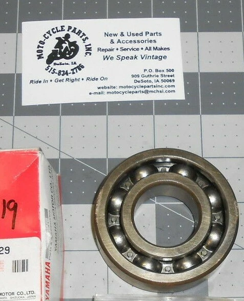 ROLAMENTO DE ESFERAS YAMAHA GP292 93306-30629 32X72X19MM 1 QUANTIDADE FABRICANTE DE EQUIPAMENTO ORIGINAL FRETE GRÁTIS - Imagem 1 de 1
