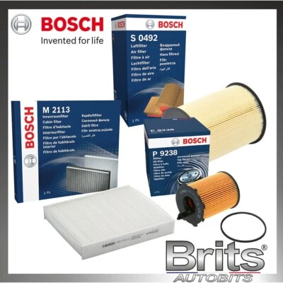 Bosch Service Kit fits Volvo V50 1.6 D2 (2010-2012) – Oil & Air & Cabin Filters - Image 1 of 4
