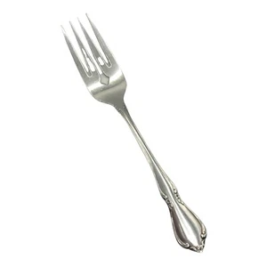 Vintage OneidaCraft Deluxe Chateau Edelstahl glänzend individuelle Salatgabel 1961-jetzt - Bild 1 von 7