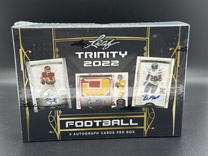 2022 LEAF TRINITY NFL FOOTBALL HOBBY BOX - BRAND NEW - FREE SHIPPING 🔥🔥🔥