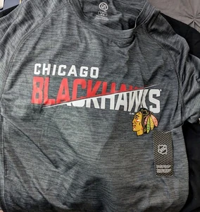 Camiseta gris manga corta Chicago Blackhawks talla S - Imagen 1 de 6