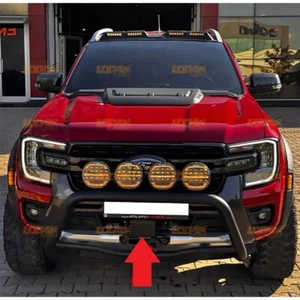 Ford Ranger Protection Avant Pare-choc Barre Protection Noir Bull Bar 2023-2025 - Imagen 1 de 3