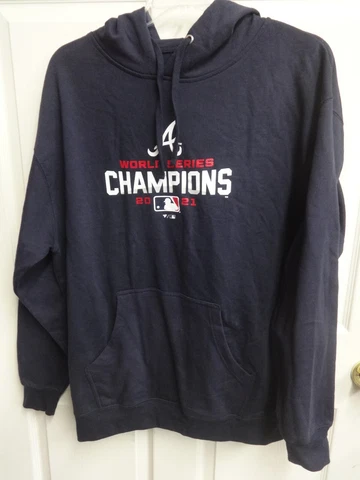 2021 MLB Atlanta Braves World Series Champs Hoodie Sweatshirt Men XL Cover