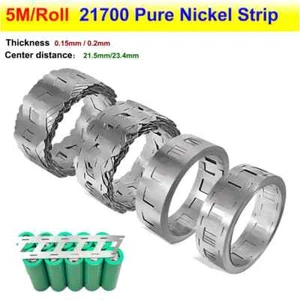 5M 21700 Pure Nickel Strip 0.15/0.2mm Center Distance 21.5/23.4mm Oblique W-type - Picture 1 of 49