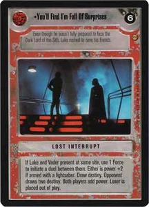 You'll Find I'm Full Of Surprises (Tatooine) | Decipher Star Wars CCG | NM/LP - Picture 1 of 1