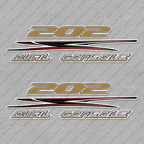 HYDRA SPORTS 202 DUAL CONSOLE LOGO DECALS STICKERS Set of 2 7.5