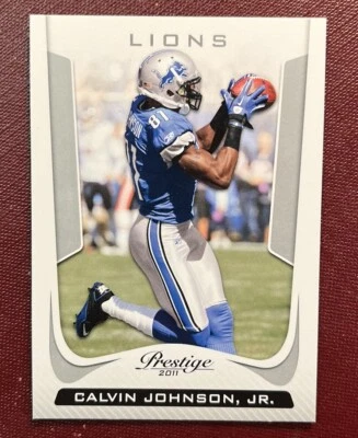 Calvin Johnson 2011 Panini Prestige Card #65, NM-MT - Image 1 of 2
