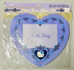 Vintage 2000 Sanrio Smiles Hello Kitty Photo Frame Purple Mouse Pad Kitty House - Picture 1 of 3
