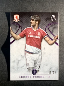 2016 Topps PG - George Friend, Middlesbrough - Purple Parallel SP /25 - Picture 1 of 2