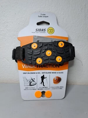 SIDAS WALK TRACTION 1/2 RAMPONI NEVE GHIACCIO PER SCARPONI TAGLIA UNICA - Immagine 1 di 2