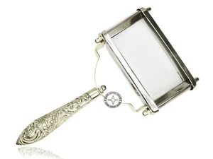 Nickel Solid Aluminum Handheld Magnifier Glass Lens Great for 5 Inch YRS - Picture 1 of 4
