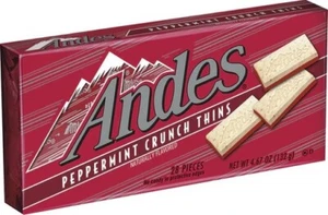 Andes Peppermint Crunch Thins Candy 4.67 oz Each, 2 Boxes, 56 Pieces Total - Picture 1 of 4