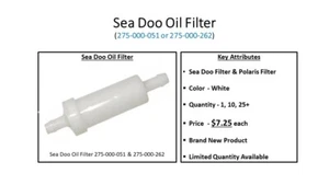 Sea Doo Oil Filter - Picture 1 of 5