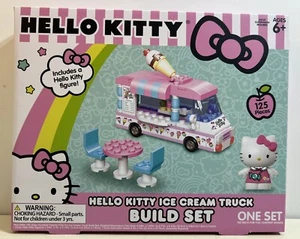 Hello Kitty Sanrio Eiswagen Bauset 125 Teile mit Hello Kitty Figur Neu - Bild 1 von 2