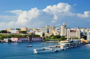 SAN JUAN SKYLINE GLOSSY POSTER PICTURE PHOTO puerto rico ocean view beauty 1754 - Picture 1 of 1