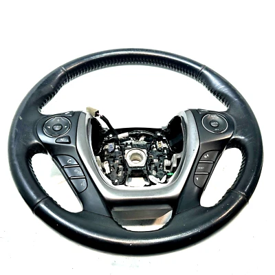 Черный многофункциональный руль 2016 - 2018 Honda Pilot EX-L от оригинального производителя - Изображение 1 из 4