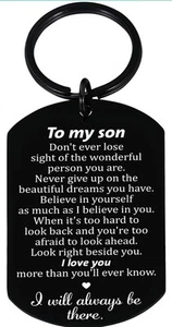 Keychain Or Necklace Pendant, Gifts for Son, Gifts From Mom Or Dad, Teen Boy - Picture 1 of 3