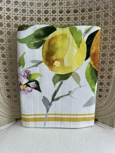 Williams Sonoma Painterly Citrus Tea Towels (2) NWOT OB - Picture 1 of 8