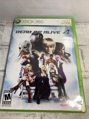 Dead or Alive 4 (Microsoft Xbox 360, 2005) w/ Manual - Image 1 of 4