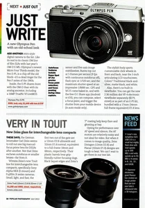 Olympus - Pen E-P5 Camera - Original Magazine Report - 2013 - Bild 1 von 1