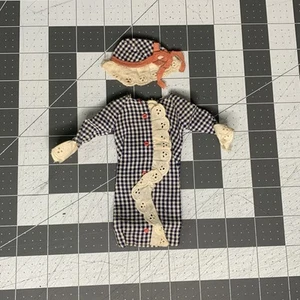 Mattel Barbie Francie Side Kick Plaid Checkered Dress #1273 Vintage 1960s *FLAWS - Picture 1 of 9