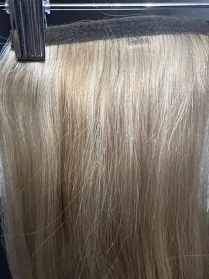 HaloCouture 16" Ponytail #112 Blonde High/Lowlights 100% Remy Human Hair - Image 1 of 4