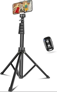 Sensyne 67" Phone-Tripod, Extendable Cell Phone Tripod Stand & Selfie Stick New - Picture 1 of 2