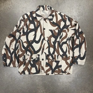 VTG ASAT Camo Button Up Field Shirt Jacket Chore Coat Pro Lite Mens Hunting USA - Picture 1 of 13