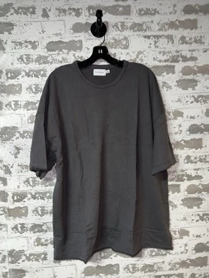 NOVO! Camiseta Topman Extreme Oversized Fit Lavada com Manga Crua e Bainha Tamanho P - Imagem 1 de 4