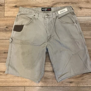 Pantalones Cortos de Carpintero Wrangler Riggs Ropa de Trabajo Bronceados Algodón Ripstop Para Hombre 34 (11 entrepiernas) - Imagen 1 de 9