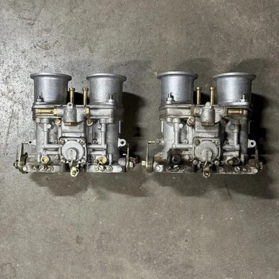 FAJS 40mm Carburetor Pair 40 IDF WEBER STYLE w/ Velocity Stacks VW Porsche - Image 1 of 4