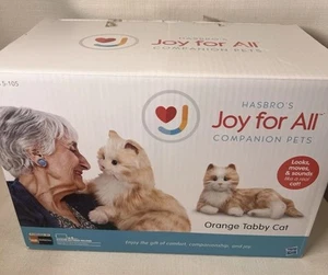 Joy For All Cat Ginger/White Interactive Companion Realistic Lifelike Toy Tested - Picture 1 of 16