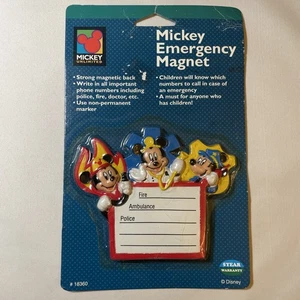Calamita Emergenza Topolino Unlimited Disney Vintage Nuova - Foto 1 di 2
