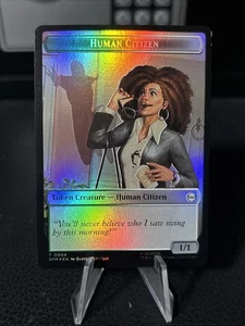 Human Citizen   Treasure Double-Sided Token Marvel's Spider-Man Foil - Picture 1 of 2