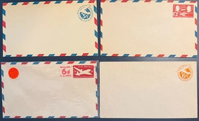 22 different USPS stamped envelopes airmail and surface - Image 1 of 4