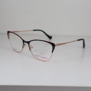 Betsey Johnson Winner BLK Cat-Eye Brille Brillengestell 55-17-140 mm - Bild 1 von 9
