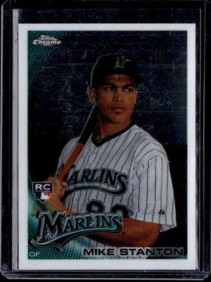2010 Topps Chrome #190 Mike Stanton - Image 1 of 2